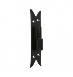 AMIG 12671  
 Pernio placa gótico 4800  
 170 x 50 x 4 mm  
 Acero  
 Negro