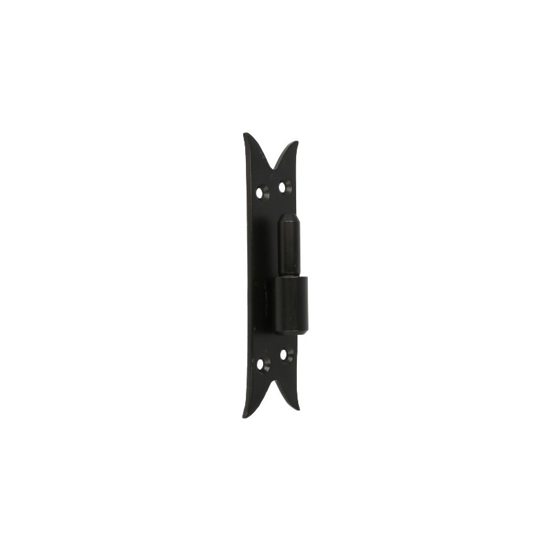 AMIG 12671  
 Pernio placa gótico 4800  
 170 x 50 x 4 mm  
 Acero  
 Negro