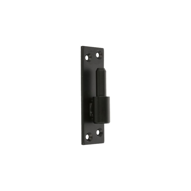 AMIG 12676  
 Pernio placa simple 4900  
 130 x 40 x 4 mm  
 Acero  
 Negro