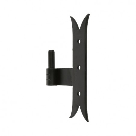 AMIG 12680  
 Pernio T gótico 5000  
 200 x 35 x 4 mm  
 Acero  
 Negro - Derecha
