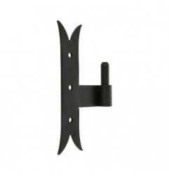 AMIG 12681  
 Pernio T gótico 5000  
 200 x 35 x 4 mm  
 Acero  
 Negro - Izquierda
