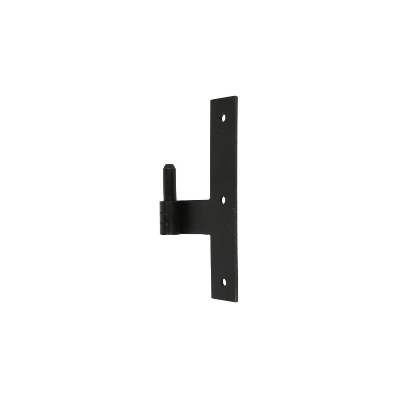 AMIG 12682  
 Pernio T simple 5100  
 200 x 35 x 4 mm  
 Acero  
 Negro - Derecha