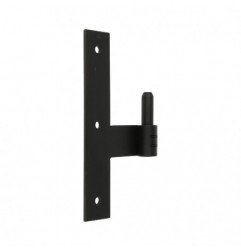 AMIG 12683  
 Pernio T simple 5100  
 200 x 35 x 4 mm  
 Acero  
 Negro - Izquierda