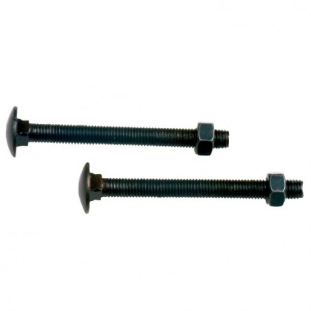 AMIG 12684   Tornillo antirrobo 6000   M7 x 40 mm   Acero   Negro