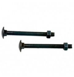 AMIG 12687   Tornillo antirrobo 6000   M7 x 70 mm   Acero   Negro