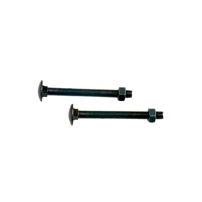 AMIG 12687   Tornillo antirrobo 6000   M7 x 70 mm   Acero   Negro