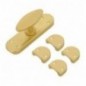 AMIG 1277  
 Falleba 7  
 118 x 32 mm  
 Acero  
 Latonado barnizado