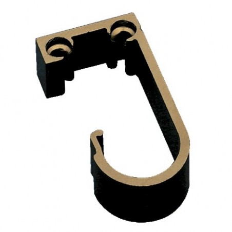 AMIG 1306  
 Soporte tubo armario 5  
 Ø16 mm  
 Aluminio  
 Bronceado