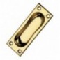 AMIG 1319  
 Tirador embutir 1  
 80 x 28 mm  
 Acero  
 Latonado barnizado
