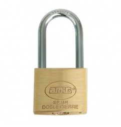 AMIG 1326   Candado 3   20 mm   Latón   Mate