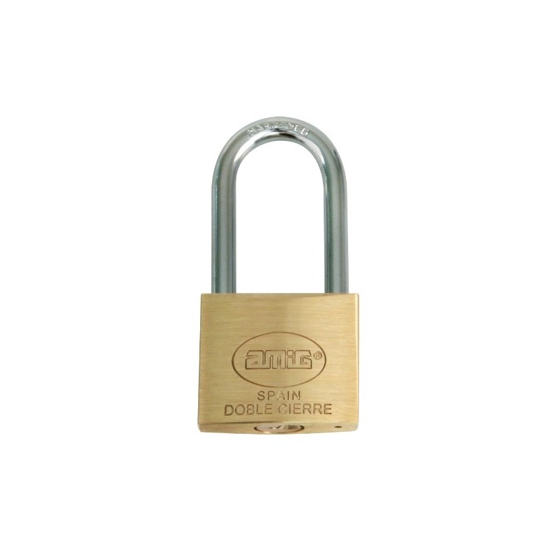 AMIG 1326   Candado 3   20 mm   Latón   Mate