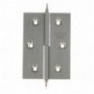 AMIG 13346  
 Bisagra 1006  
 70 x 50 x 2 mm  
 Latón  
 Cromado mate - Derecha