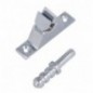 AMIG 13396  
 Golpete 100  
 60 x 30 x 13 mm  
 Zamak  
 Cromado