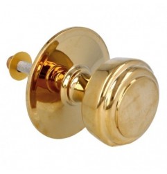 AMIG 13401  
 Pomo puerta de entrada 12  
 Ø70 mm  
 Latón  
 PVD