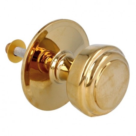 AMIG 13401  
 Pomo puerta de entrada 12  
 Ø70 mm  
 Latón  
 PVD