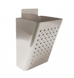 AMIG 13409  
 Cesta publicidad 77  
 220 x 360 x 190 mm  
 Acero inoxidable  
 Inoxidable