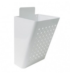 AMIG 13410  
 Cesta publicidad 77  
 220 x 360 x 190 mm  
 Acero  
 Blanco