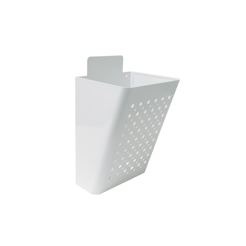 AMIG 13410  
 Cesta publicidad 77  
 220 x 360 x 190 mm  
 Acero  
 Blanco