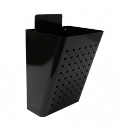 AMIG 13411  
 Cesta publicidad 77  
 220 x 360 x 190 mm  
 Acero  
 Negro