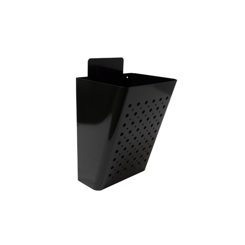 AMIG 13411  
 Cesta publicidad 77  
 220 x 360 x 190 mm  
 Acero  
 Negro