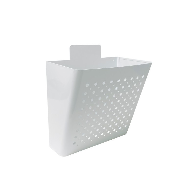 AMIG 13413  
 Cesta publicidad 77  
 320 x 360 x 190 mm  
 Acero  
 Blanco