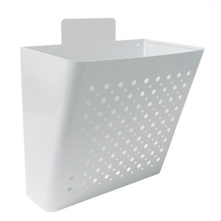 AMIG 13413  
 Cesta publicidad 77  
 320 x 360 x 190 mm  
 Acero  
 Blanco
