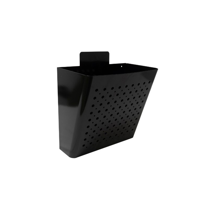AMIG 13414  
 Cesta publicidad 77  
 320 x 360 x 190 mm  
 Acero  
 Negro