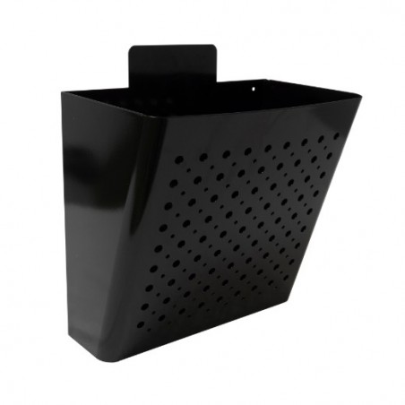 AMIG 13414  
 Cesta publicidad 77  
 320 x 360 x 190 mm  
 Acero  
 Negro