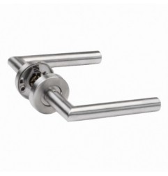 AMIG 13426  
 Manilla con roseta 7RX  
 Ø52 mm  
 Acero inoxidable 18/8  
 Mate