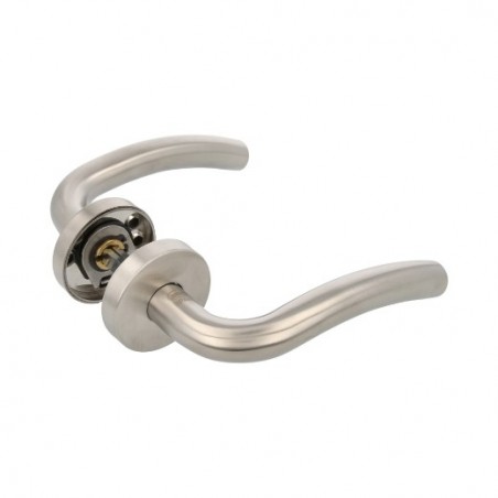 AMIG 13427  
 Manilla con roseta 19RX  
 Ø52 mm  
 Acero inoxidable 18/8  
 Mate