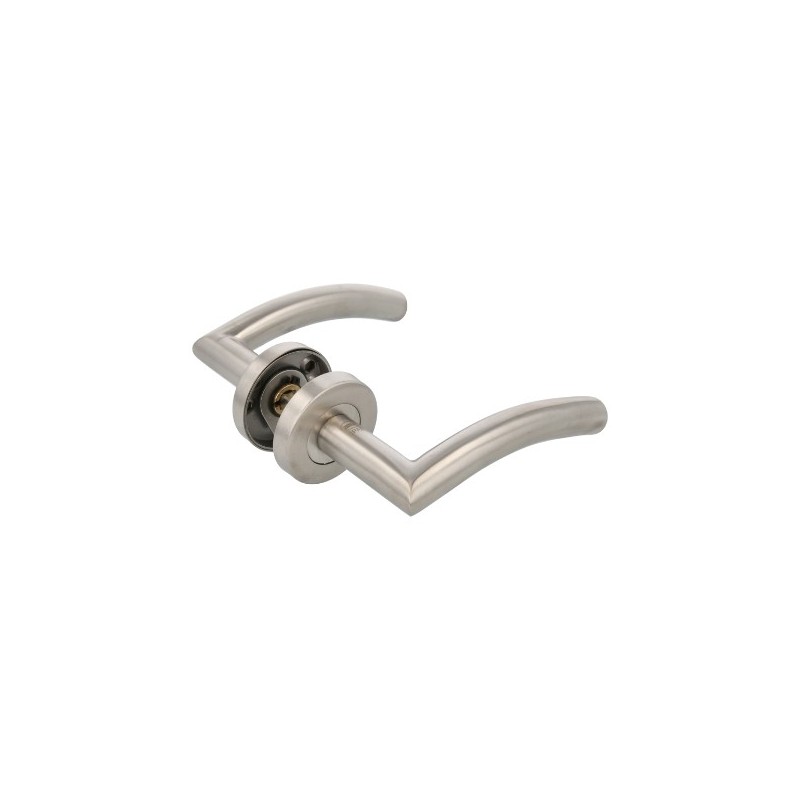 AMIG 13430  
 Manilla con roseta 38RX  
 Ø52 mm  
 Acero inoxidable 18/8  
 Mate