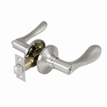 AMIG 13439  
 Manilla de puerta 702  
 Zamak  
 Cromado mate - Derecha