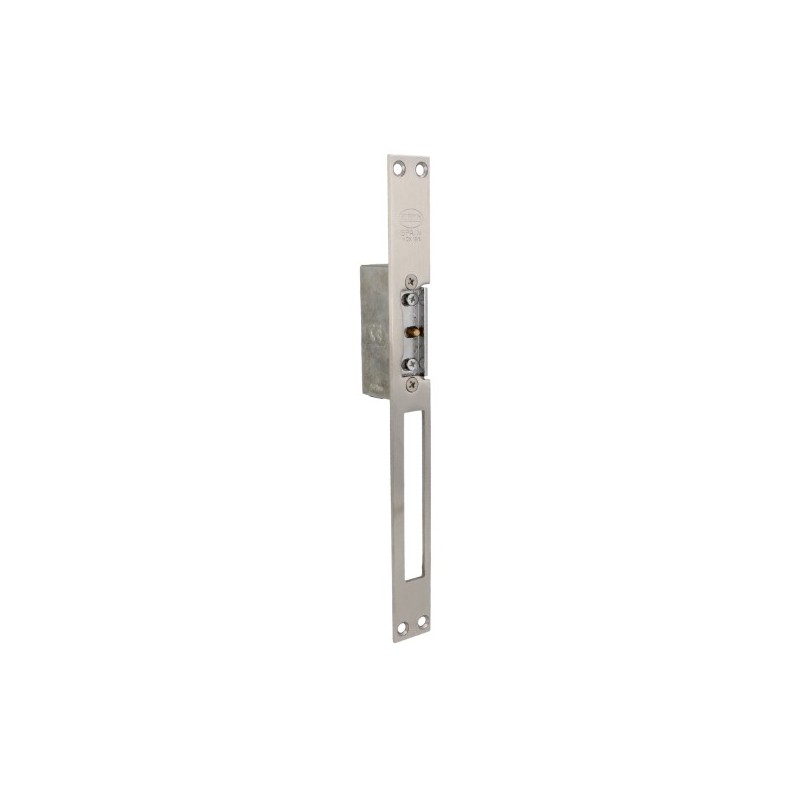 AMIG 13458  
 Cerradero eléctrico 21  
 250 x 25 x 3 mm  
 Acero inoxidable 18/8  
 Mate