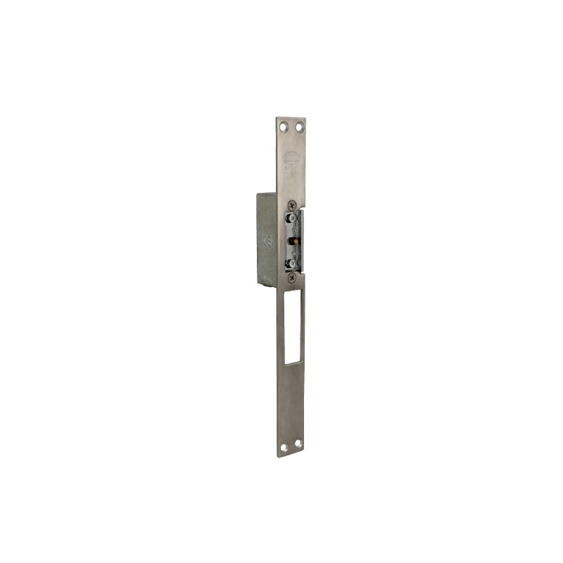 AMIG 13459  
 Cerradero eléctrico 30  
 250 x 25 x 3 mm  
 Acero inoxidable 18/8  
 Mate