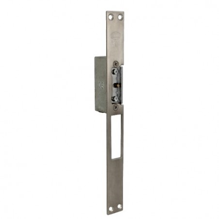 AMIG 13459  
 Cerradero eléctrico 30  
 250 x 25 x 3 mm  
 Acero inoxidable 18/8  
 Mate