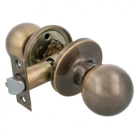 AMIG 13465  
 Pomo de puerta 613  
 Latón  
 Cuero