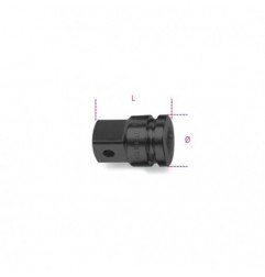 720/16 Adaptador de impacto con cuadrado hembra de 1/2&quot, y macho de 3/4&quot,