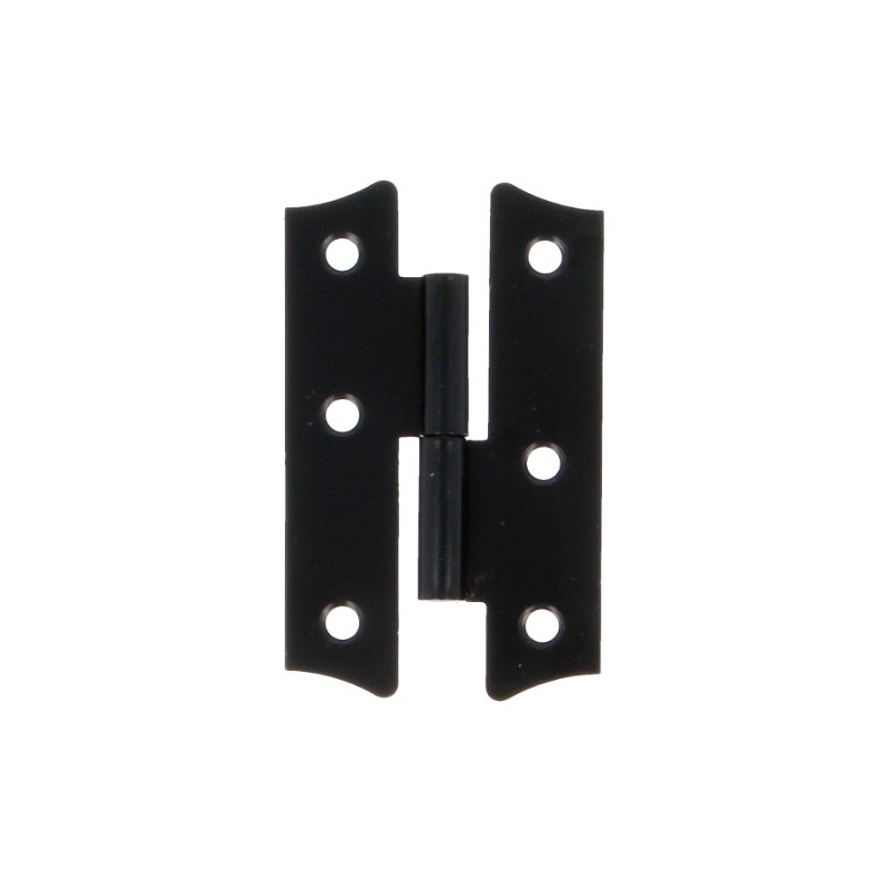 AMIG 1371  
 Pernio 395  
 69 x 42 mm  
 Acero  
 Negro - Derecha