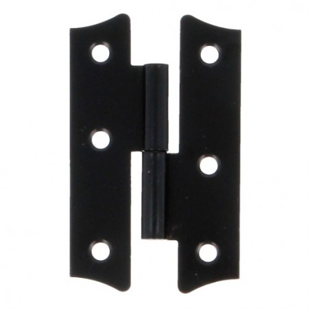 AMIG 1372  
 Pernio 395  
 69 x 42 mm  
 Acero  
 Negro - Izquierda