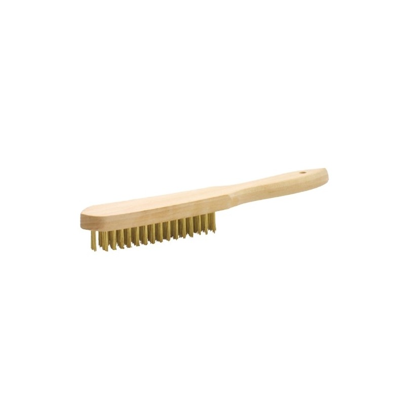 AMIG 13725  
 Cepillo manual con mango 32100  
 5H x 64 x 30 mm  
 Acero  
 Latonado