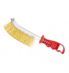 AMIG 13726  
 Cepillo manual con mango 33200  
 255 x 123 x 16 x 28 mm  
 Acero  
 Latonado