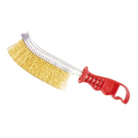 AMIG 13726  
 Cepillo manual con mango 33200  
 255 x 123 x 16 x 28 mm  
 Acero  
 Latonado