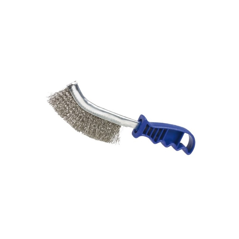 AMIG 13727  
 Cepillo manual con mango 33300  
 255 x 123 x 16 x 28 mm  
 Acero inoxidable  
 Mate