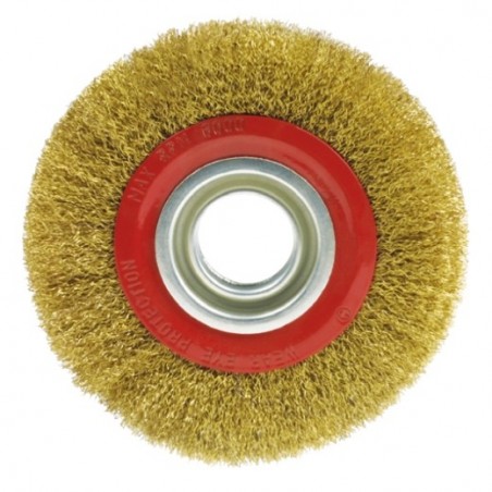 AMIG 13733  
 Cepillo circular 34220  
 5H x 125 x 0,3 x 30 mm  
 Acero  
 Latonado