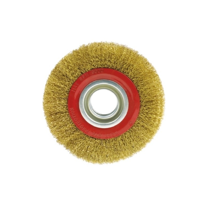 AMIG 13741  
 Cepillo circular 34220  
 5H x 225 x 0,3 x 47 mm  
 Acero  
 Latonado
