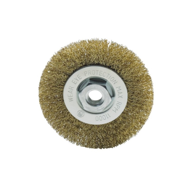 AMIG 13749  
 Cepillo circular 34210  
 4H x 150 x 0,3 x 34 mm  
 Acero  
 Latonado
