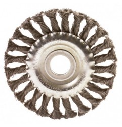 AMIG 13758  
 Cepillo circular 34420  
 1H x 125 x 0,5 x 25 mm  
 Alambre  
 Templado