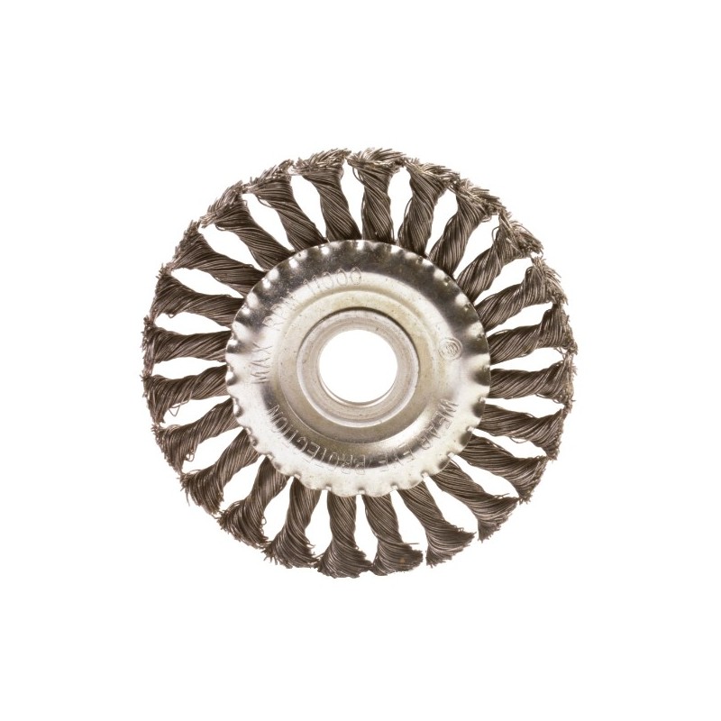 AMIG 13759  
 Cepillo circular 34420  
 1H x 150 x 0,5 x 32 mm  
 Alambre  
 Templado