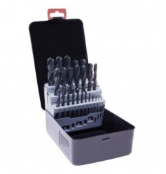 AMIG 13842  
 Estuche brocas HSS DIN 338 20102  
 Ø1-13 x 0,5  
 Acero rápido  
 DIN 338
