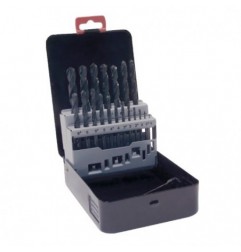 AMIG 13843  
 Estuche brocas HSS DIN 338 20103  
 Ø1-10 x 0,5  
 Acero rápido  
 DIN 338